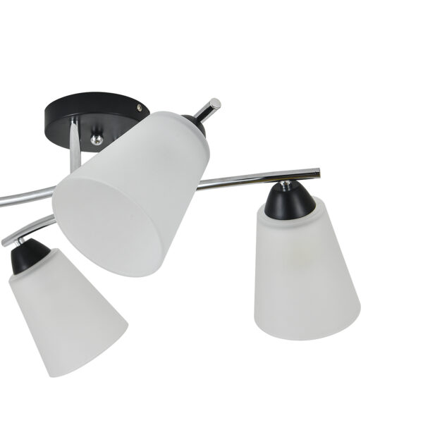 Escada 2132/4P E27*60W Black/Chrome