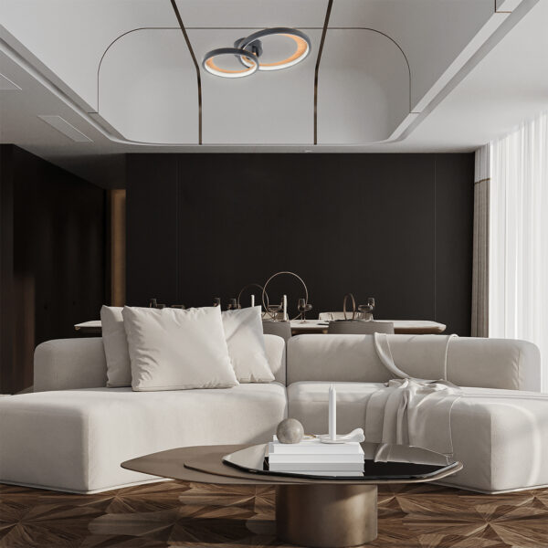 Escada 10265/2 LED*48W Black/Wood