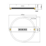 Escada 10253/1 LED*26+3W Chrome — изображение 6