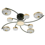 Escada 10208/8 LED*110W Black/Gold