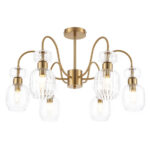 Escada 1141/6PL E14*60W Antigue copper/Clear
