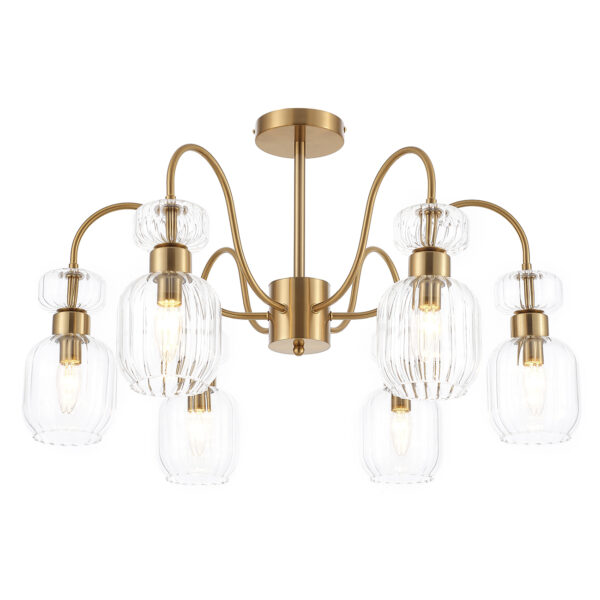 Escada 1141/6PL E14*60W Antigue copper/Clear