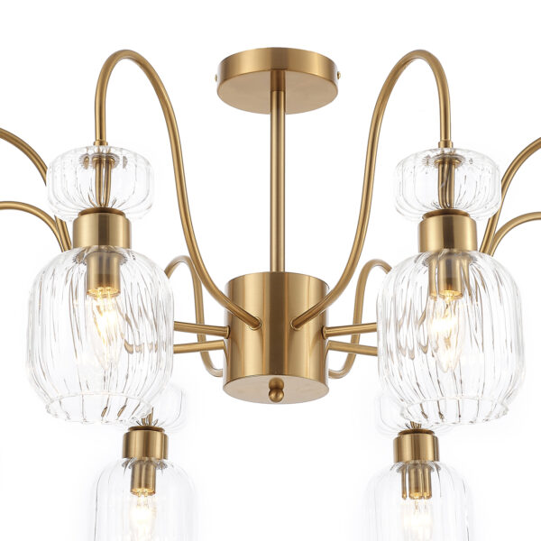 Escada 1141/8PL E14*60W Antigue copper/Clear