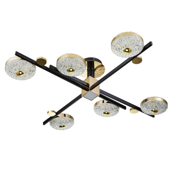 Escada 10219/6 LED*78W Black/Gold