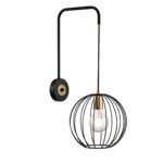 Escada 10176/1A E27*60W Black/Brass