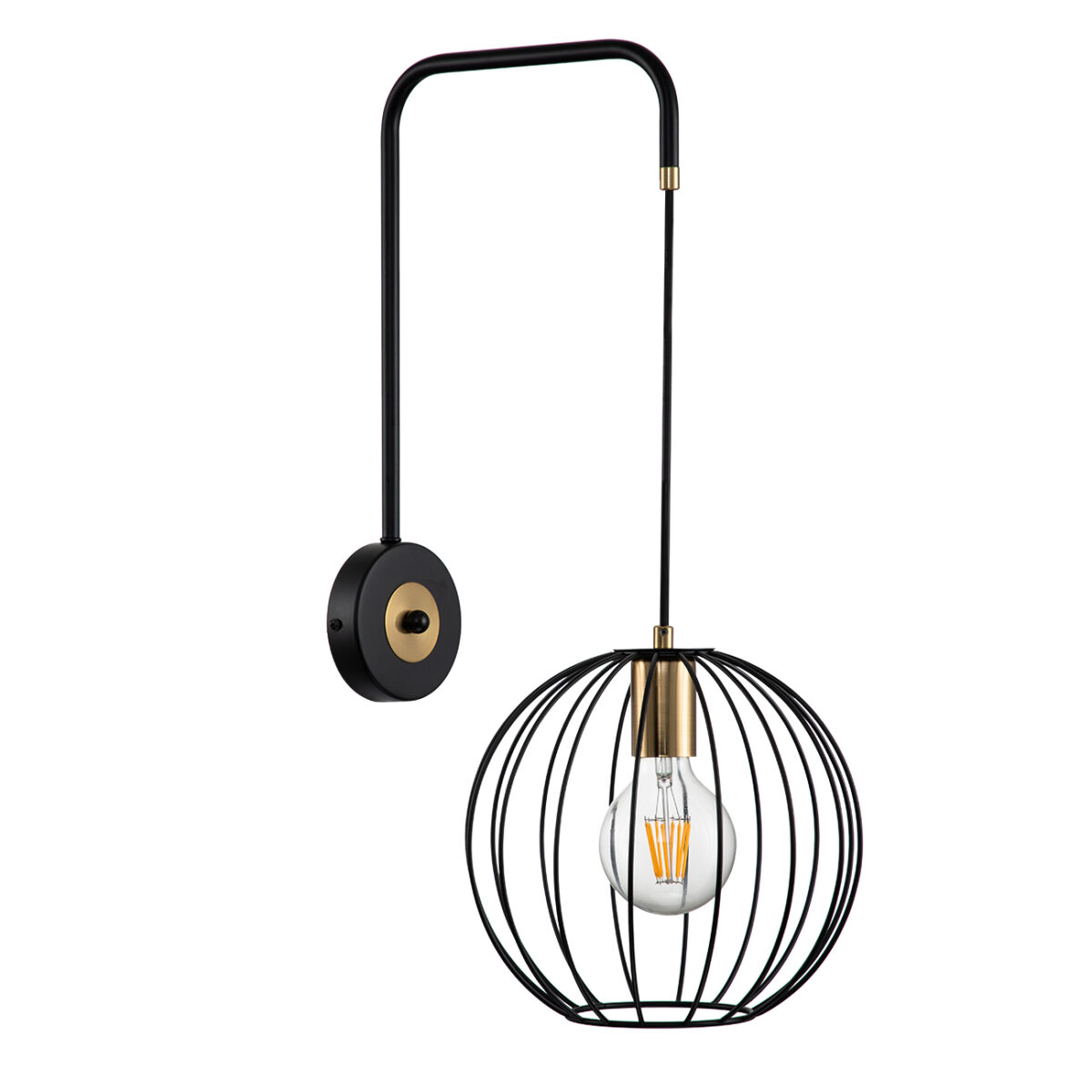 l87271 Escada 10176/1A E27*60W Black/Brass — изображение 1