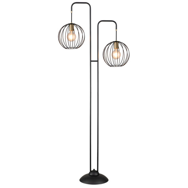 Escada 10176/2 E27*60W Black/Brass