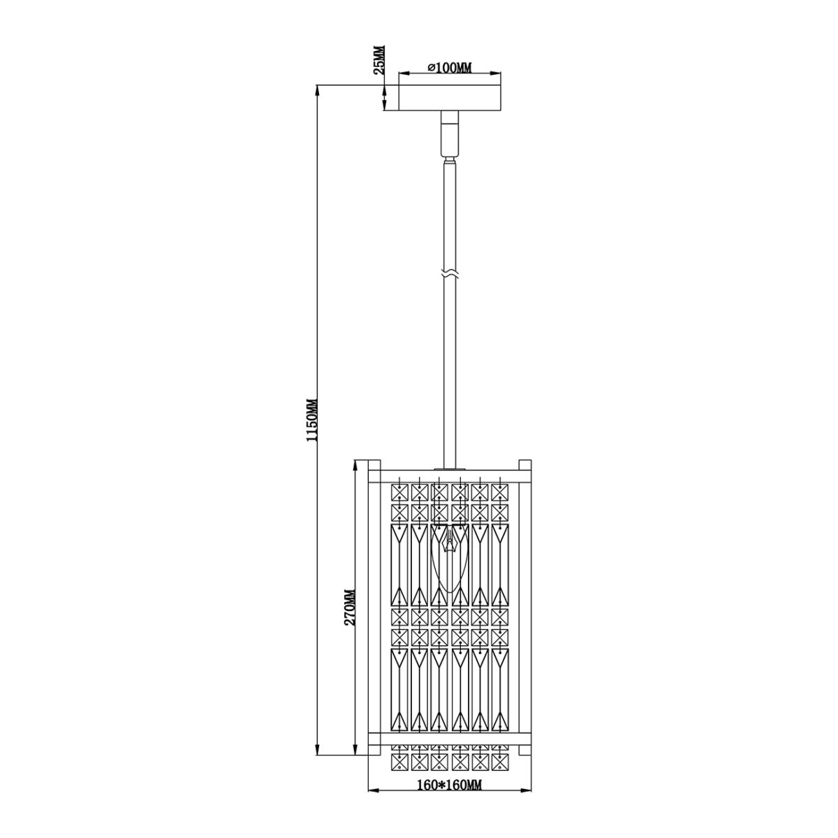 Escada 2103/1S Е27*60W Chrome — изображение 6