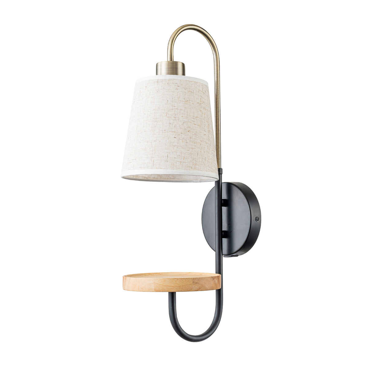 Escada 582/1A E14*40W Black/Brass/Wood — изображение 2