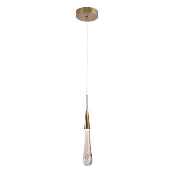 07861-1A,36 Подвес Гутта латунь Led 3W