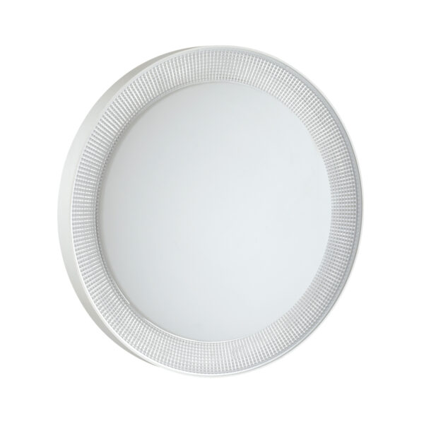 3031/DL TAN SN 000 Светильник пластик/белый/прозрачный LED 48Вт 3000-6500K D450 IP43 пульт ДУ/ LampSmart ASUNO