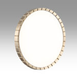 7648/DL PALE SN 142 Светильник пластик/белый/золотой LED 48Вт 4000К D385 IP43 ATABI GOLD — изображение 5