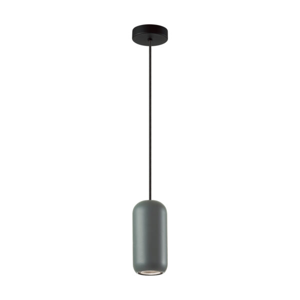 5060/1E PENDANT ODL24 377 темн.зеленый/черный/металл Подвес GU10 LED 4W COCOON