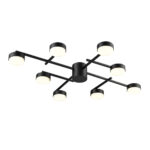 8186/8C COMFI LN26 247 черный, металл Люстра потолочная LED GX53 8*7W 220V DABRA — изображение 3