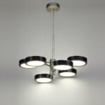5451/99LB L-VISION ODL_EX26 черный/никель/металл/керамика/акрил Люстра LED 99W 2000К/3000K/4000K Rivera — изображение 6