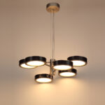 5451/99LB L-VISION ODL_EX26 черный/никель/металл/керамика/акрил Люстра LED 99W 2000К/3000K/4000K Rivera — изображение 7