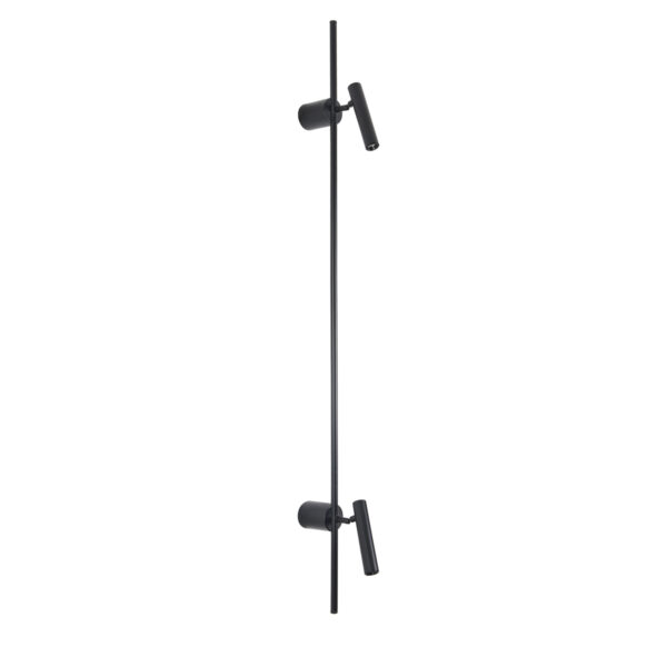 8438/13WL LEDIO LN27 430  черный, металл Бра LED 2х3W + LED-подсветка 7W 3000K 220V TOINT