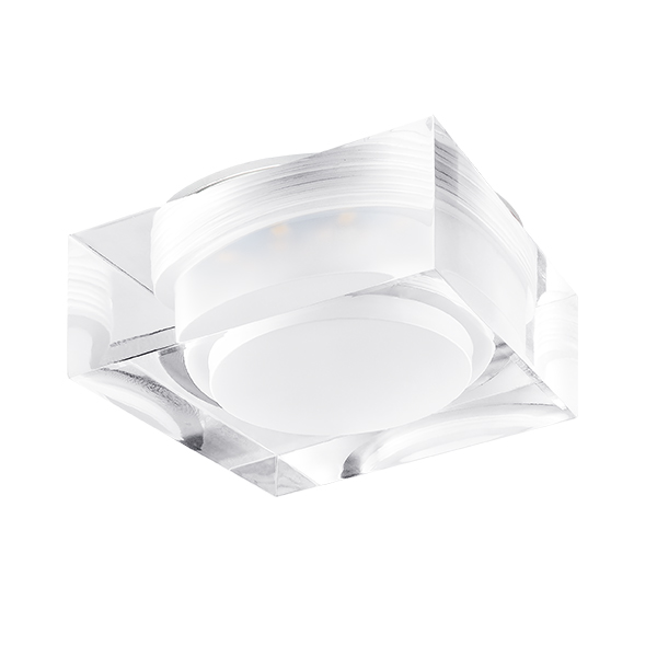 070244 Светильник ARTICO QUA LED 5W 400LM ХРОМ/ПРОЗРАЧНЫЙ/МАТОВЫЙ 4000K