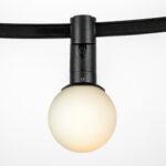 207837 Светильник 48V д/1-фазн трека DUE LED 3W 105LM 100G ЧЕРНЫЙ 3000K IP20 — изображение 2