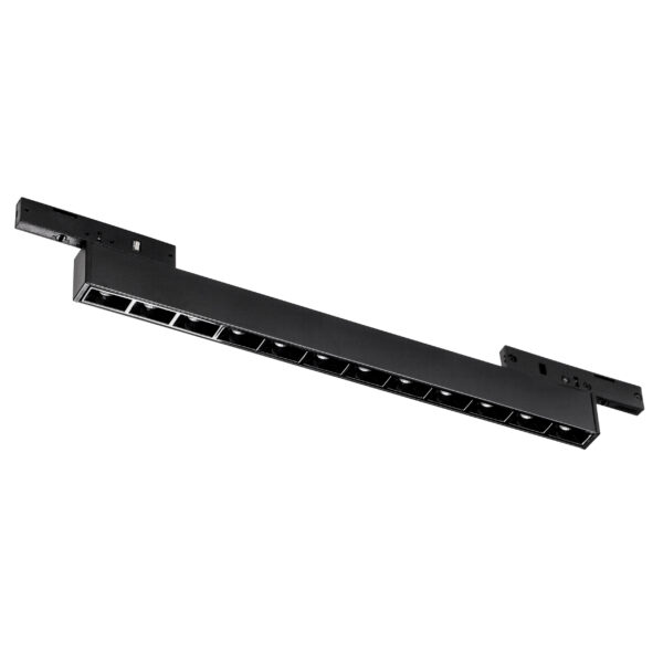 266637 Светильник 24V д/1-фазн трека LINEA LED 12W 1100LM 36G ЧЕРНЫЙ 3000K