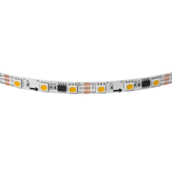 400904 Лента LED SPI 3led/pix 12V 14,4W/m 10-12Lm/W 4000K IP20 1шт = 5м