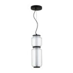 5409/20L HIGHTECH ODL_EX24 105 черный/прозрачный/металл/стекло/акрил Подвес LED 20W 3000K 1480Лм JAM