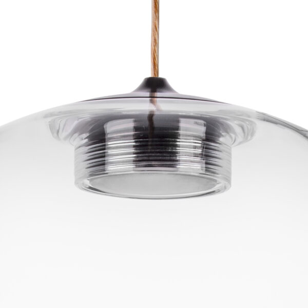 801010 Люстра SFERETTA LED 1х3W 145LM КОФЕЙНЫЙ/ПРОЗРАЧНЫЙ 3000K