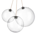 801030 Люстра SFERETTA LED 3х1,35W 200LM КОФЕЙНЫЙ/ПРОЗРАЧНЫЙ 3000K — изображение 3