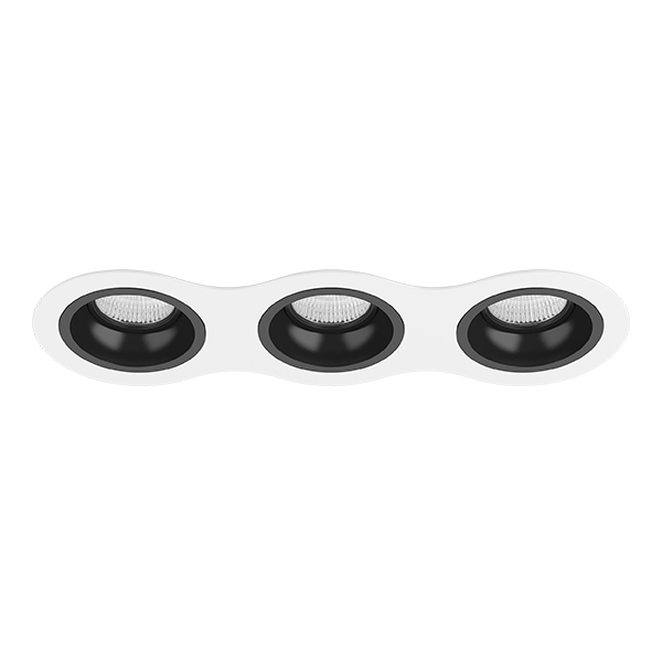 D636070707 Светильник DOMINO ROUND МR16 (214636+214607+214607+214607)