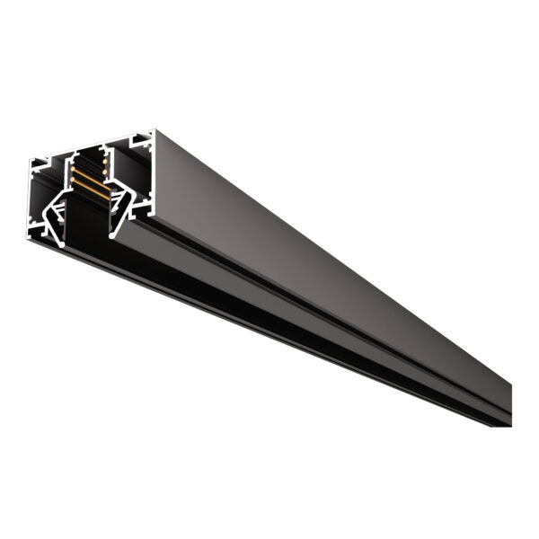 ST047.419.02 Шинопровод для монтажа SKYLINE 48 под натяжной потолок  ST-Luce Черный Длина 1 000мм (З СКАЙЛАЙН 48V