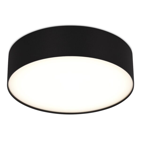 ST606.442.36 Светильник потолочный Черный LED 1*36W 4000K 3 240Lm Ra>90 120° IP20 D300xH55 180-240V Накладные светильники