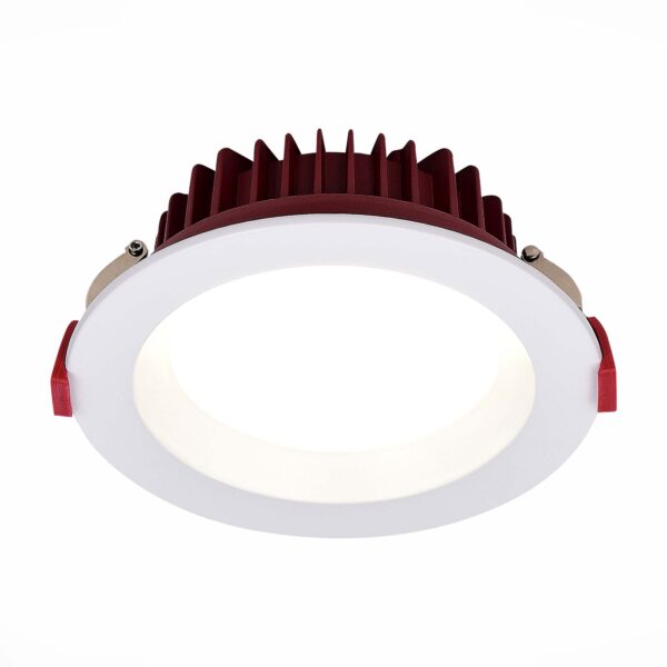 ST752.538.07 Св-к встр. Белый LED 1*7W 3000K 560Lm Ra80 100° IP44 D115xH47 100-240V Встраиваемые светильники