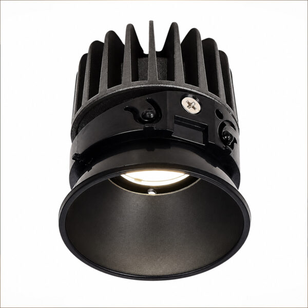 ST851.448.07.1 Светодиодный модуль Черный LED 1*7W 4000K 560Lm Ra90 36° IP20 D69xH75 220-240V ШИФТ