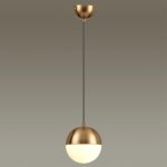 4960/1 PENDANT ODL22 393 античн.бронза/металл/белый/стекло Подвес E27 1*40W PINGA — изображение 5