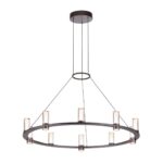 7143/70L HIGHTECH ODL26 513 Подвесной светильник темный никель/акрилл/металл IP20 LED 60W 3830Лм 3000K 180° 220V DEFANCE — изображение 3
