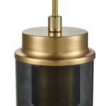 8101/1A COMFI LN26 407 черный/бронза металл/стекло Подвес Е14 1*40W 220V ISHA — изображение 2